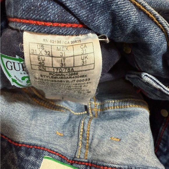 Men’s regular straight Guess Jeans 31x32 - Picture 6 of 11